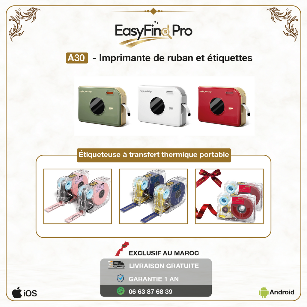 A30 IMPRIMANTE PORTABLE THERMIQUE