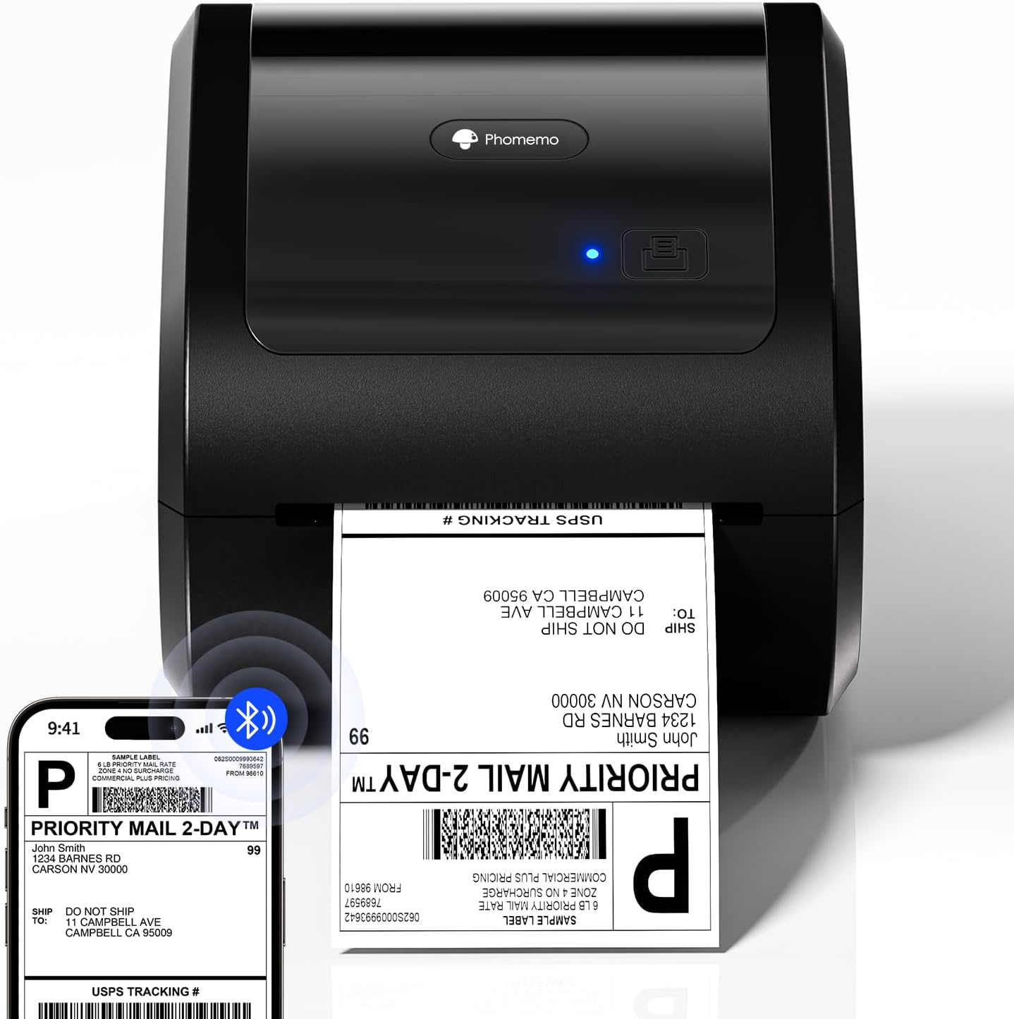 IMPRIMANTE THERMIQUE D’ÉTIQUETTES D520 – NOIR & BLANC