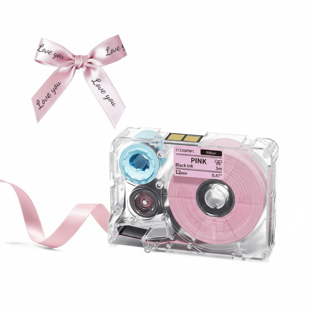 RUBAN ROSE POUR A30 12x5mm